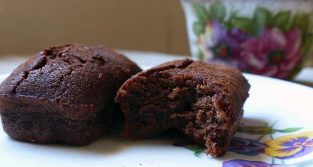financiers de chocolate