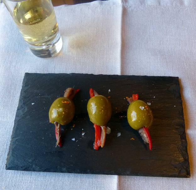 Aceitunas rellenas. CP