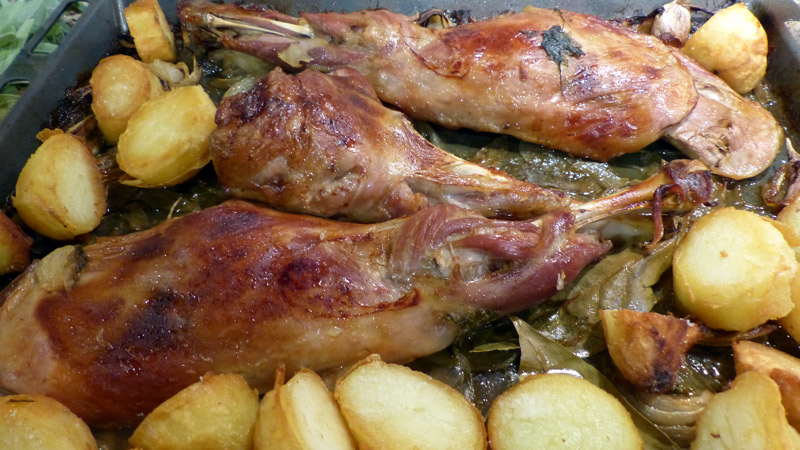 El cabrito lechal al horno